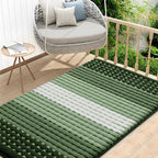 Kitinjoy Indoor Outdoor Door Mat, 48x32 Non-Slip Absorbent Dirt Trapper by Kitinjoy