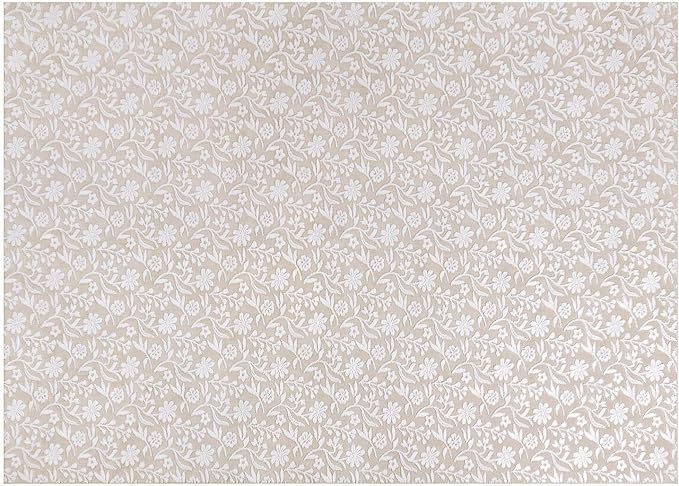 Vaukki 5x7 Area Rug for Living Room, Soft Fluffy Washable Modern Floral Indoor - Image 9