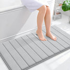 OLANLY Memory Foam Bath Mat 44x24, Super Soft Absorbent Bathroom Rugs, Quick Dry by OLANLY