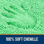 OLANLY Bathroom Rugs 35x24, Extra Soft Absorbent Chenille Bath Rugs, Rubber - Image 3