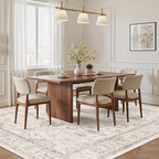 Madane Washable 6x9 Area Rugs for Living Room, Vintage Natural Rug - Image 3