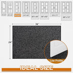 Mibao Super Absorbent Front Door Mat, Non-Slip Washable Indoor Doormats - Image 2
