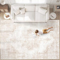 Area Rug 9x12 Vintage Rugs: Large Washable Living Room Rug Retro Medallion by MXSANYOORUG