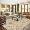 Machine Washable Rug for Living Room: 8x10 Area Rugs Boho Vintage Rug Stain by palohom