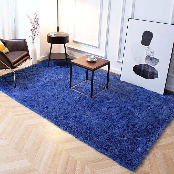 TWINNIS Super Soft Shaggy Rugs Fluffy Carpets 9x12 Feet, Indoor Modern Plush - Image 4