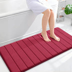 OLANLY Memory Foam Long Bathroom Rugs Runner 47x24, Super Soft Absorbent Bath by OLANLY
