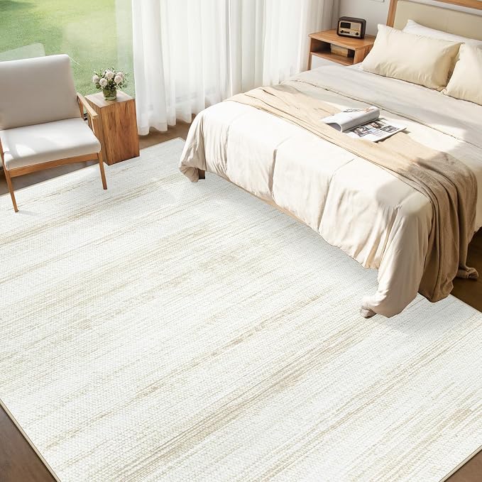 Washable Rug 5x7 Area Rugs: Modern Geometric Rugs - Image 5