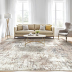 10x13 Area Rug Living Room: Washable Large Abstract Modern Soft Rugs Stain - Image 5