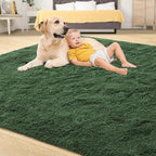 Tepook Fluffy Large Rugs for Living Room, Area Rug 6x9 Soft Carpet for Bedroom - Image 4