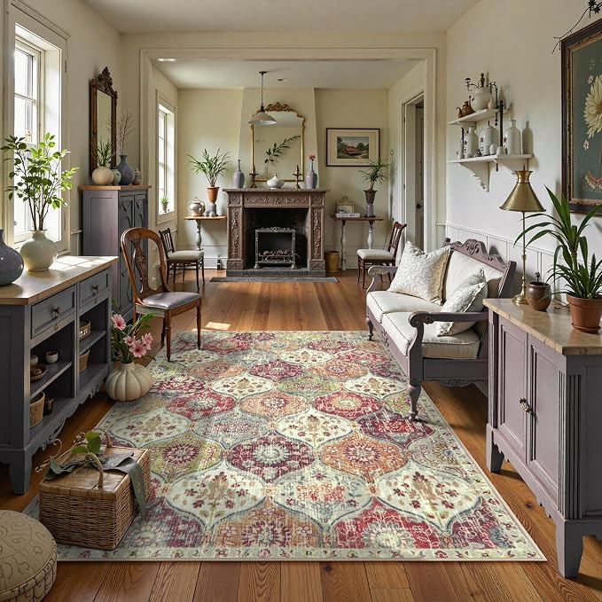 Lahome Moroccan Machine Washable Rugs - Image 3