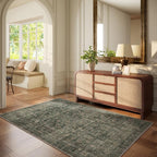 Machine Washable Throw Rugs for Entryway: Door Mat Indoor Entrance 4x6 Rug Boho - Image 4