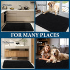 OLANLY Dog Door Mat for Muddy Paws 70x35, Absorbs Moisture and Dirt, Absorbent - Image 8