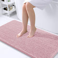 OLANLY Bathroom Runner Rugs 44x24, Soft Absorbent Chenille Bath Rugs, Rubber by OLANLY