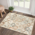 Lahome Moroccan Trellis Entryway Rug, 2x3 Kitchen Rugs Non Slip Washable by Lahome
