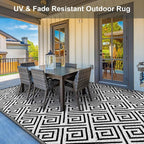 Outdoor Patio Plastic Straw Rug - Image 6