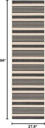 SAFAVIEH Courtyard Collection Runner Rug - Image 2