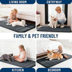OLANLY Memory Foam Long Bathroom Rugs Runner 47x24, Super Soft Absorbent Bath - Image 9