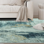 5x7 Area Rugs for Living Room Rug Washable: Abstract Rug for Dining Room - Image 9