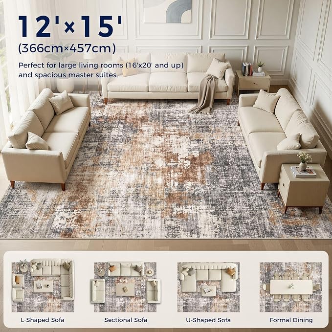 DMOYEST Area Rug Living Room Rugs - Image 4
