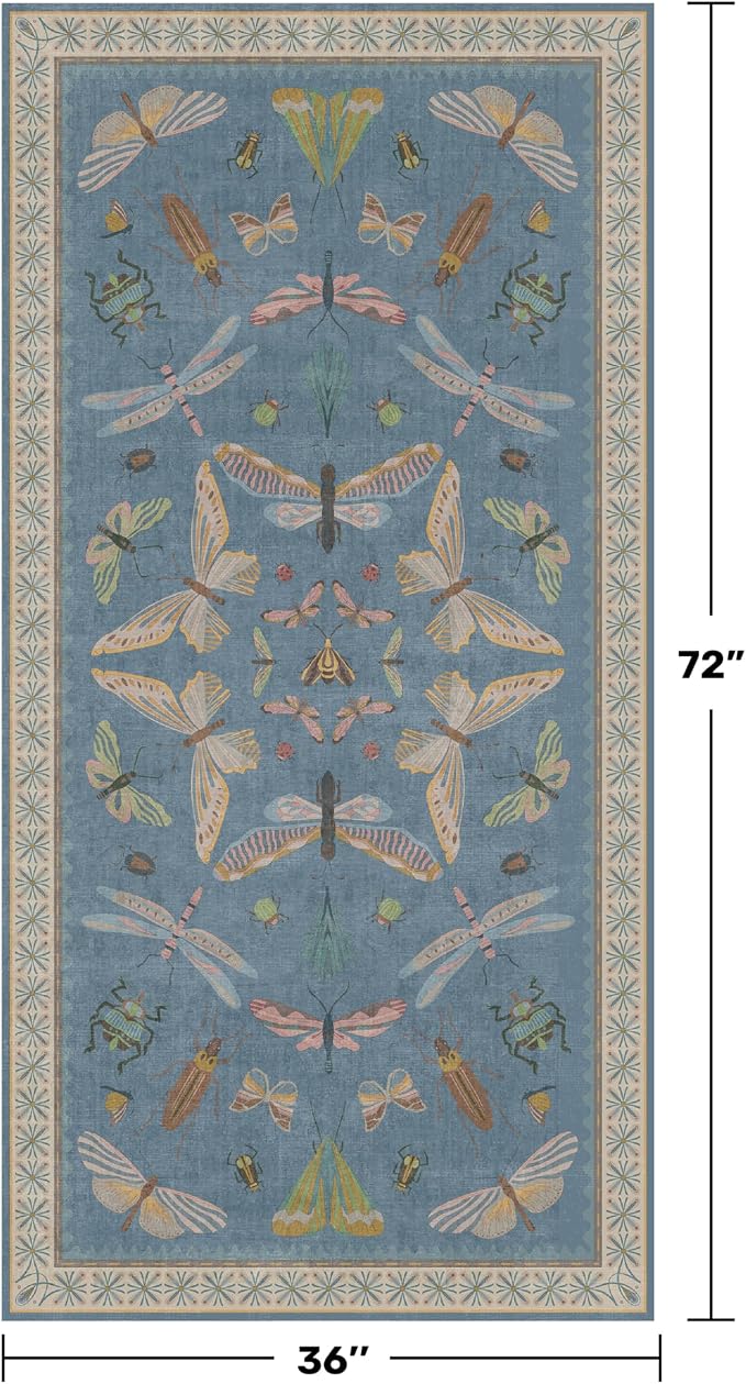 Hazo Haus 3x6 Washable Kitchen Rug, Ultra Soft Faux Wool Runner Rug - Image 2