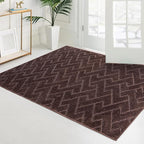 PURRUGS Easy Care Area Rug 4ft x 6ft, Non-Slip Machine Washable Entry Rug - Image 3