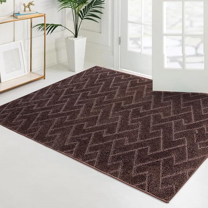 PURRUGS Easy Care Area Rug 4ft x 6ft, Non-Slip Machine Washable Entry Rug - Image 3