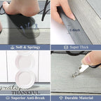 HEBE Anti Fatigue Kitchen Mat Set of 2 Non Slip Cushioned Kitchen Mats - Image 3