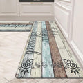 HEBE Anti Fatigue Kitchen Mat Set of 2 Non Slip Cushioned Kitchen Mats by HEBE