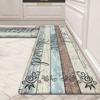HEBE Anti Fatigue Kitchen Mat Set of 2 Non Slip Cushioned Kitchen Mats by HEBE