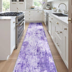 RELEANY Washable Area Rugs 2'x10' Non-Slip Modern Abstract Soft - Image 2