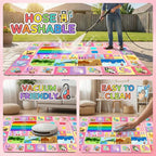 Kids Rug for Playroom Bedroom, 3x5 Feet Educational ABC Area Rug for Classroom - Image 6