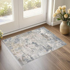 UERMEI 2x3 Entryway Area Rug: Washable Neutral Modern Abstract Small Rug - Image 2