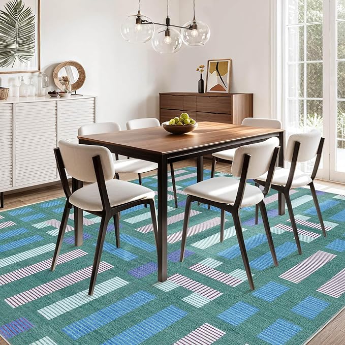 cotiled 10x12 Area Rugs Living Room Rug: Washable Boho Rugs - Image 5