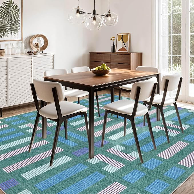 cotiled 8x10 Area Rugs Living Room Rug: Washable Boho Rugs - Image 5
