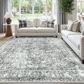 CAPALOCA Machine Washable Rugs Nursery Rug 9x12 Cute Girl Non Slip Low Pile by CAPALOCA