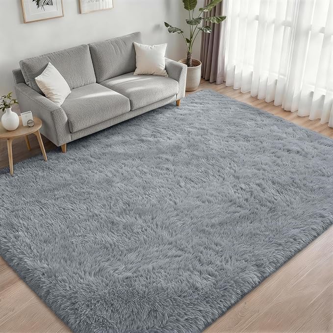 6x9 Area Rugs for Living Room Bedroom: Ultra Soft Fluffy Shag Rug Upgrade - Image 2