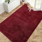 PURRUGS Easy Care Area Rug 4.5ft x 7ft, Non-Slip Washable Entryway Rug by PURRUGS