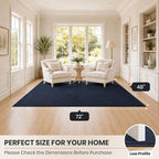 PURRUGS Easy Care Area Rug 4ft x 6ft, Non-Slip Machine Washable Entryway Rug - Image 8