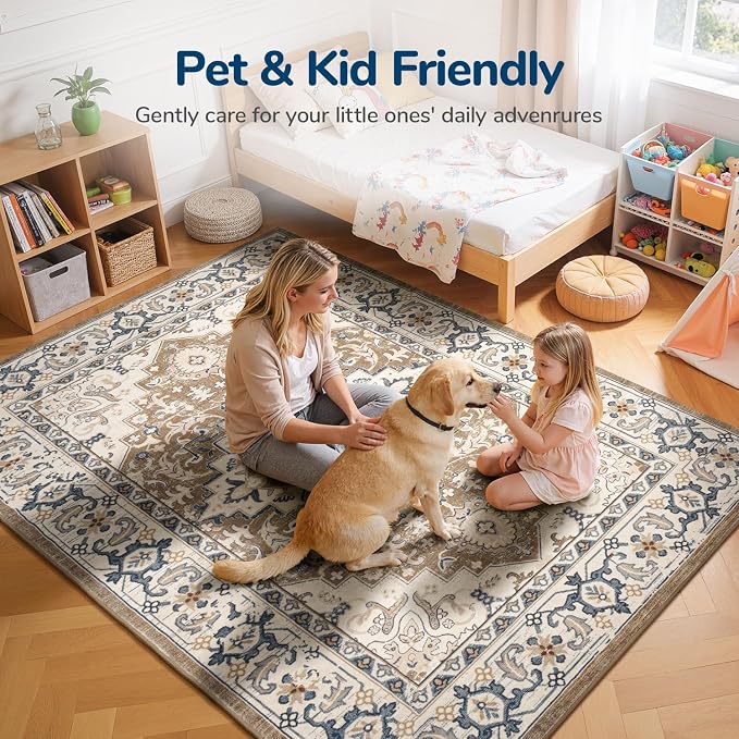 Lessymo 5x8 Area Rug for Living Room - Image 4