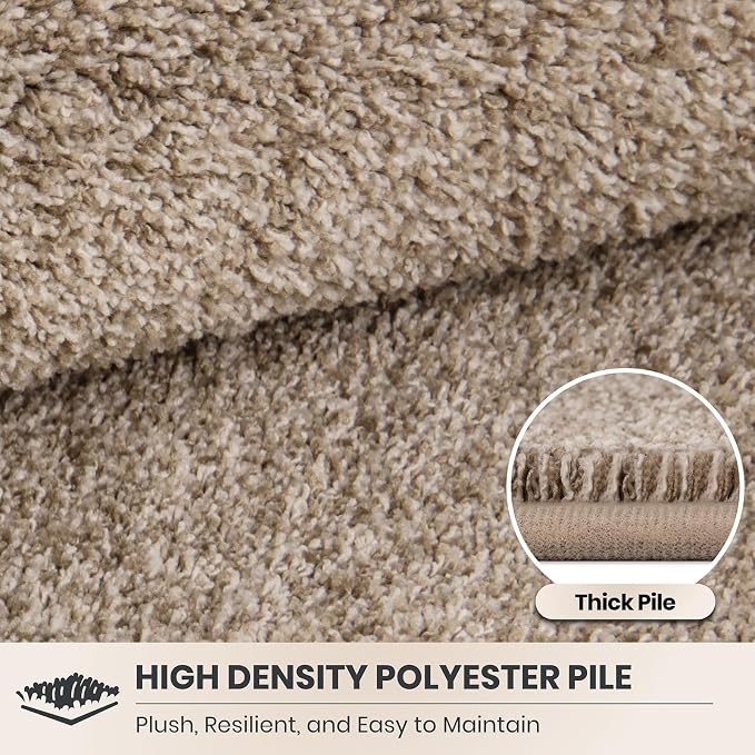 PURRUGS Easy Care Area Rug 4.5ft x 7ft, Non-Slip Washable Entryway Rug - Image 4
