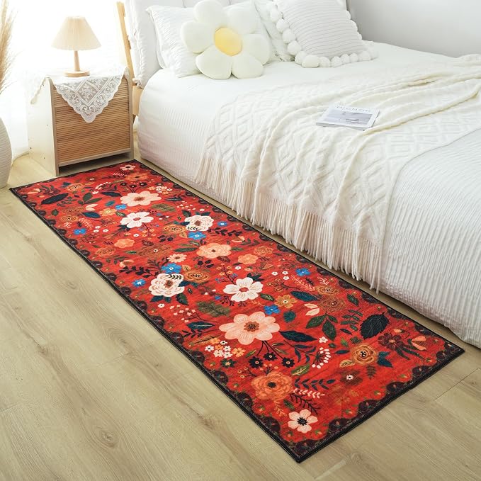 Rugcomf Runner Rug for Hallways Kitchen Rug Non Slip 2'x 6' Washable Runner Rugs - Image 8
