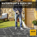 Outdoor Rug 10x14Ft, Waterproof Outdoor Patio Rug - Image 5