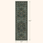 Washable 2'6"x8' Kitchen Runner Rugs Non Skid, 8ft Long Hallway Runner Rug - Image 2