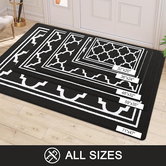 Buganda Runner Indoor Door Mat, Dirt-Resistant and Absorbent Doormat, Low - Image 7