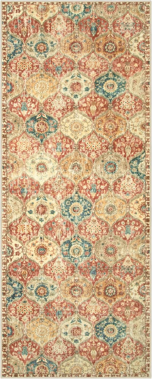 Lahome Moroccan Trellis Hallway Rug, 2x5 Washable Runner Rug Non Slip Kitchen - Image 7