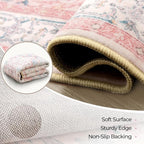 CAPALOCA Machine Washable Rugs Nursery Rug 2x6 Cute Girl Non Slip Low Pile - Image 3