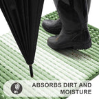 Kitinjoy Indoor Outdoor Door Mat, 47x20 Non-Slip Absorbent Dirt Trapper - Image 2