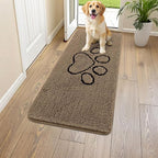 Smiry Dog Door Mat for Muddy Paws, Absorbent Dirt Trapper Non Slip Quick Dry by Smiry