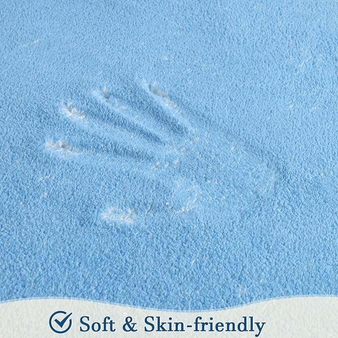 Topotdor Round Kids Play Rug Alphabet Nursery Area Rug Extra Large Soft - Image 5