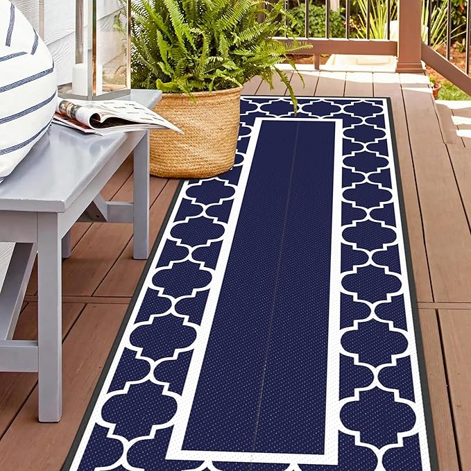 GENIMO 2.5' x 8' Outdoor Rug Waterproof by GENIMO